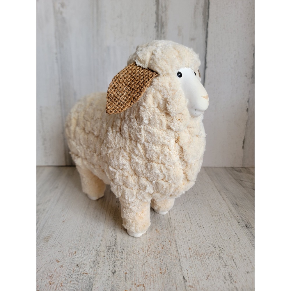 Vintage sheep farm lamb spring home decor figure nativity unique animal